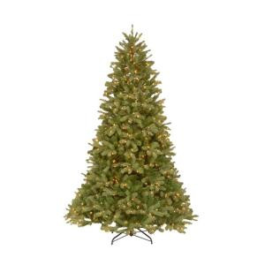 12 ft. Feel-Real Downswept Douglas Fir Artificial Christmas Tree with 1200 Clear Lights
