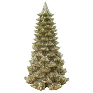 16 in. Gold Glitter Christmas Tree