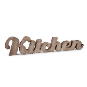 42 in. L Metal Kitchen Wall Sign