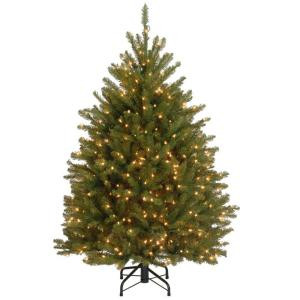 4.5 ft. Dunhill Fir Artificial Christmas Tree with 450 Clear Lights