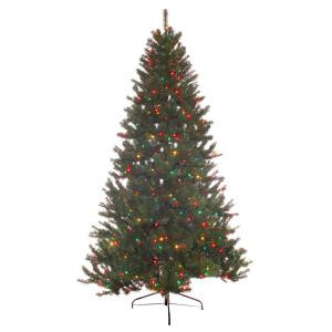 7 ft. Pre-lit Incandescent Northern Fir Artificial Christmas Tree with 600 UL Multi Lights