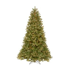 7.5 ft. Feel-Real Downswept Douglas Fir Artificial Christmas Tree with 750 Clear Lights