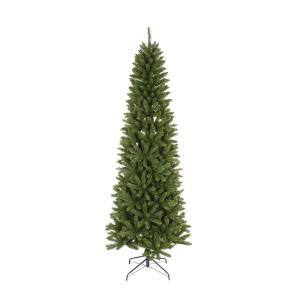 7.5 ft. Unlit Slim Artificial Christmas Tree with 936 Tips