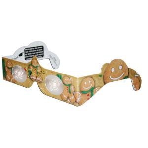 Magical 3-D Gingerbread Man Paper Glasses (20-Piece)