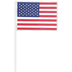 10 in. x 6.5 in. American Flag (12-Count, 2-Pack)