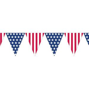 10.5 in. x 12 ft. Plastic Pennant Banner (8-Pack)