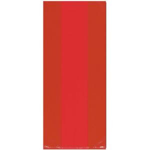 11.5 in. x 5 in. Apple Red Cellophane Party Bags (25-Count, 9-Pack)