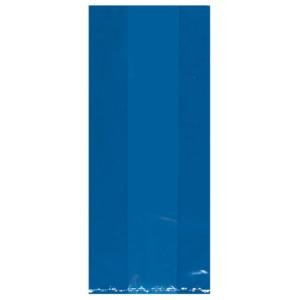 11.5 in. x 5 in. Bright Royal Blue Cellophane Party Bags (25-Count, 9-Pack)