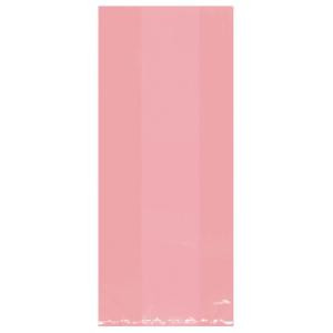 11.5 in. x 5 in. Pink Cellophane Party Bags (25-Count, 9-Pack)