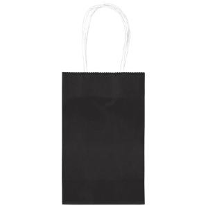 8.25 in.x 5.25 in. Black Paper Cub Bags Value Pack (10-Count, 4-Pack)