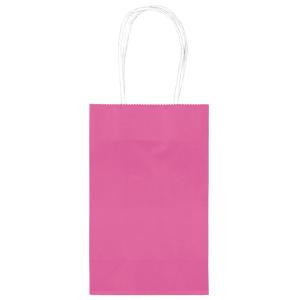 8.25 in.x 5.25 in. Bright Pink Paper Cub Bags Value Pack (10-Count, 4-Pack)