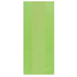 9.5 in. x 4 in. Kiwi Cellophane Party Bags (25-Count, 12-Pack)
