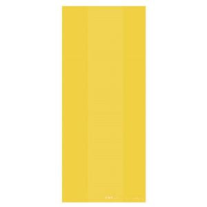 9.5 in. x 4 in. Yellow Sunshine Cellophane Party Bags (25-Count, 12-Pack)
