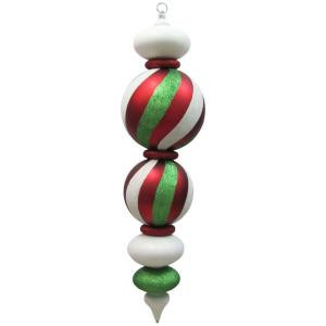 44 in. North Pole Shatterproof Finial with Swirls Ornament