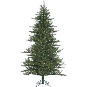 7 ft. Pre-lit LED Southern Peace Pine Artificial Christmas Tree with 600 Clear Lights