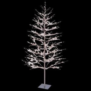 5 ft. Brown Winter Berry Branch Tree with C4 Color Choice LED Lights