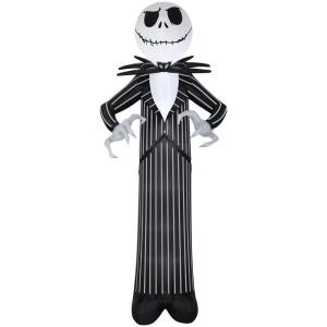 56.69 in. W x 51.97 in D x 144.09 in. H Inflatable-Jack Skellington