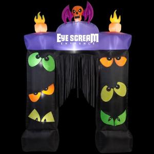 80.71 in. W x 23.62 in. D x 114.17 in. H Inflatable Archway Eye Scream with Blinking Eyes
