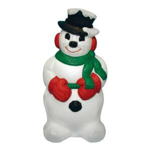 31 in. Snowman Statue without Pipe