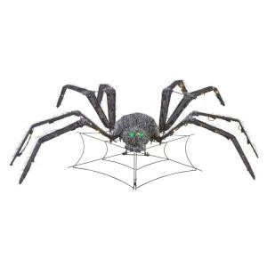 48 in. LED Animated Tinsel Spider