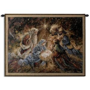 56 in. We Three Kings Woven Wall Tapestry