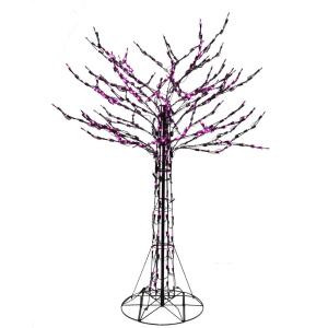 6 ft. Purple LED Twig Tree