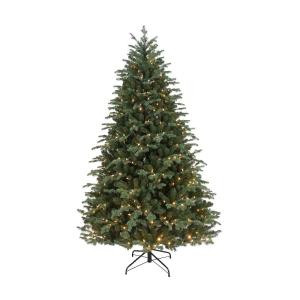 7.5 ft. Pre-lit Balsam Artificial Christmas Tree with Warm White LED Light