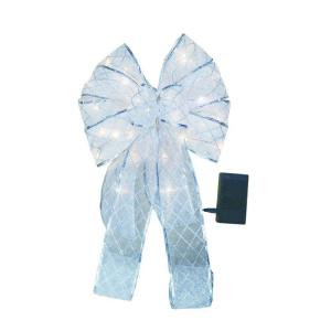 9 in. Silver Ribbon Bow
