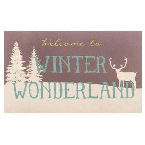 Winter Wonderland 18 in. x 30 in. Door Mat