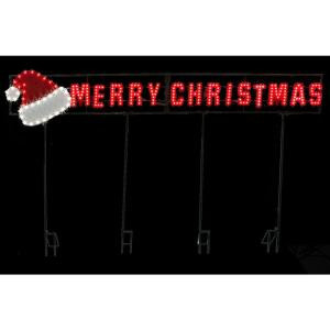 LED Message - Merry Christmas/Santa Hat