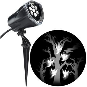 LED Projection Plus Whirl-a-Motion Plus Static Ghost with Tree