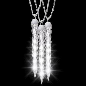 Omni Function Icicle Light String White (Count of 10)