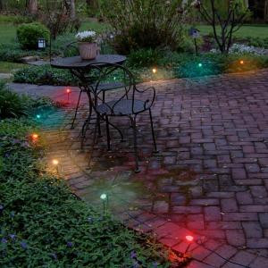 Multicolor Electric Pathway Lights String (Set of 10)