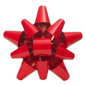 19 in. Red Metal Bow