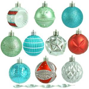 2.3 in. Christmas Morning Shatter-Resistant Ornament (101-Count)