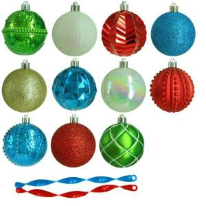 3 in. Alpine Holiday Shatter-Resistant Ornament (75-Count)