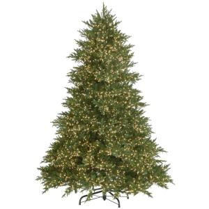 7.5 ft. Pre-Lit Emperor Fir with Warm White LED Lights