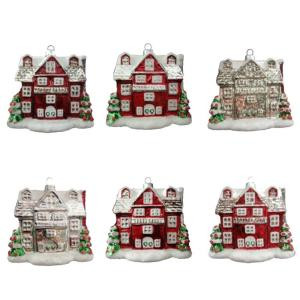 Winter Tidings House Ornament (12-Count)