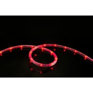 16 ft. Red All Occasion Indoor Outdoor LED Rope Light 360° Directional Shine Decoration
