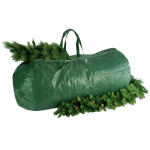 Green Heavy Duty Tree Storage Bag with Handles and Zipper - Fits Up to 9 ft., 29 in. x 56 in.