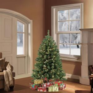 4.5 ft. Pre-Lit Northern Fir Artificial Christmas Tree with 250 Clear Lights