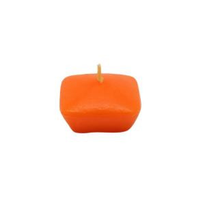 1.75 in. Orange Square Floating Candles (12-Box)