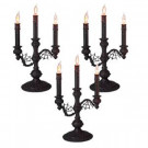 15.5 in. Candlebra with 3 Lights and Flickering Effects (Set of 3)
