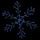 32 in. Pro-Line LED Wire Decor Blue Snowflake