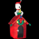 4 ft. Inflatable Snoopy on Doghouse w/Woodstock