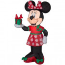 42 in. Inflatable Airblown-Minnie with Present