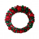 50 in. Artificial Wreath with Multi-Color Shatterproof Ornament