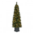 6 ft. Pre-Lit LED Alexander Pine Artificial Christmas Potted Tree x 457 Tips with 150 UL Indoor/Outdoor Lights