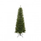 6.5 ft. Unlit Slim Artificial Christmas Tree with 762 Tips