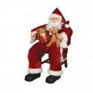 70 in. Sitting Santa with Presents